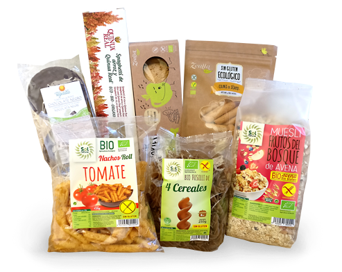 Entrega a domicilio en Barcelona de productos sin gluten bio: organic gluten-free