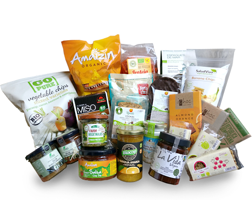 Entrega a domicilio en Barcelona de productos veganos bio: organic vegan